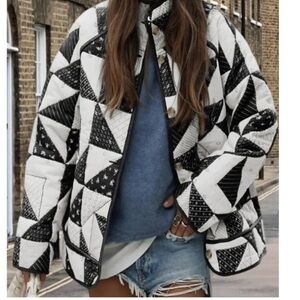 Womens Quilted Puffer Jacket